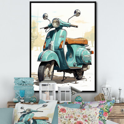 Calita Scooter Retro Rider II - Imprimé