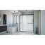 Cabine de douche rectangulaire demi-cadre avec porte-serviettes et base Infinity-Z l 60 po x P 30 po x H 76,75 po-20961241-20961242-20961243