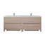 Meuble-lavabo double 83,5 po avec plateau en acrylique Maribell-1564546968