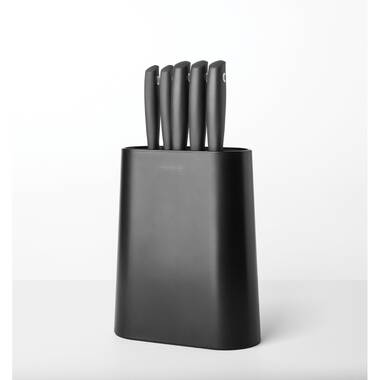 Wuyi 6 Piece High Carbon Stainless Steel Knife Block Set B12866