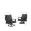 Hudson Outdoor Swivel Lounge Chair-1734915021