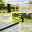 Comfortable Pool Chair, Outdoor Chaise Lounge Chair, Tanning Chair with Wheels, Chaise Lounge Chair Only