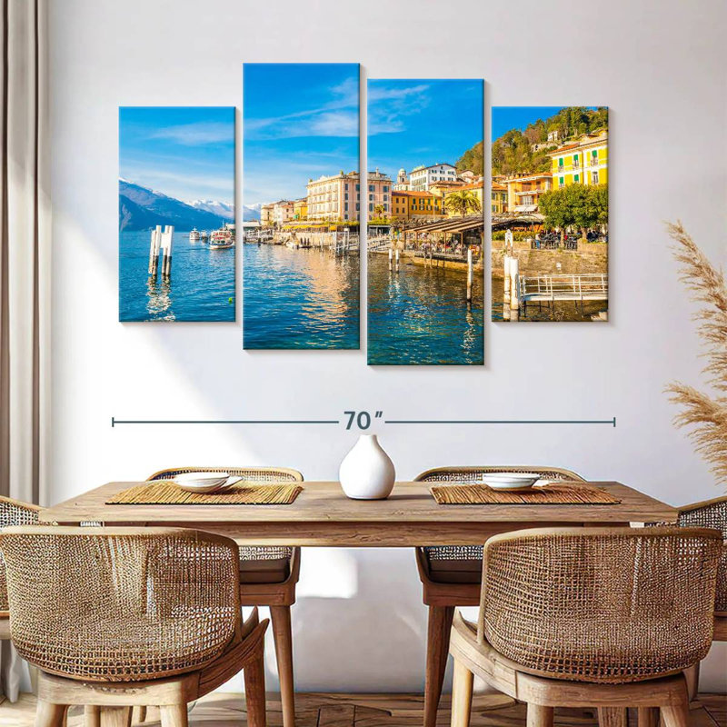 Alvord Bellagio Lakeside Town, 42" H x 68" W