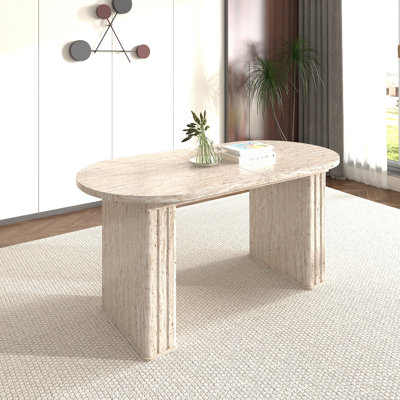 Table de salle à manger extensible à bords arrondis pour 4 à 8 personnes, finition, surface, coins arrondis, convient à tous les espaces familiaux
