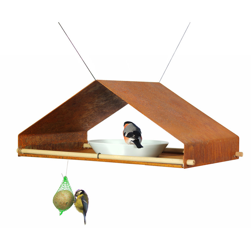 Norson Metal Hanging Tray Bird Feeder