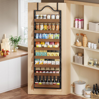 8-Layer Spice Rack Wall Mounted