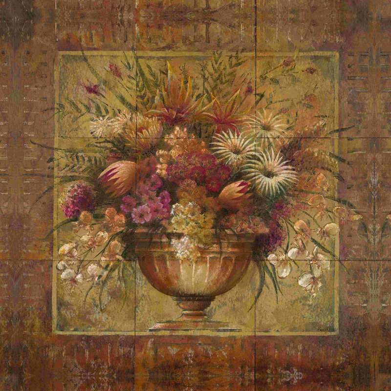 Garden Fresco - Peinture sur toile tendue, H 12 po x l 12 po
