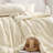 Love Thick - So Smooth Coma Inducer Oversized Comforter Set - Custard Cream-103145542