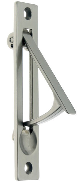 Solid Brass Edge Pull, Satin Nickel