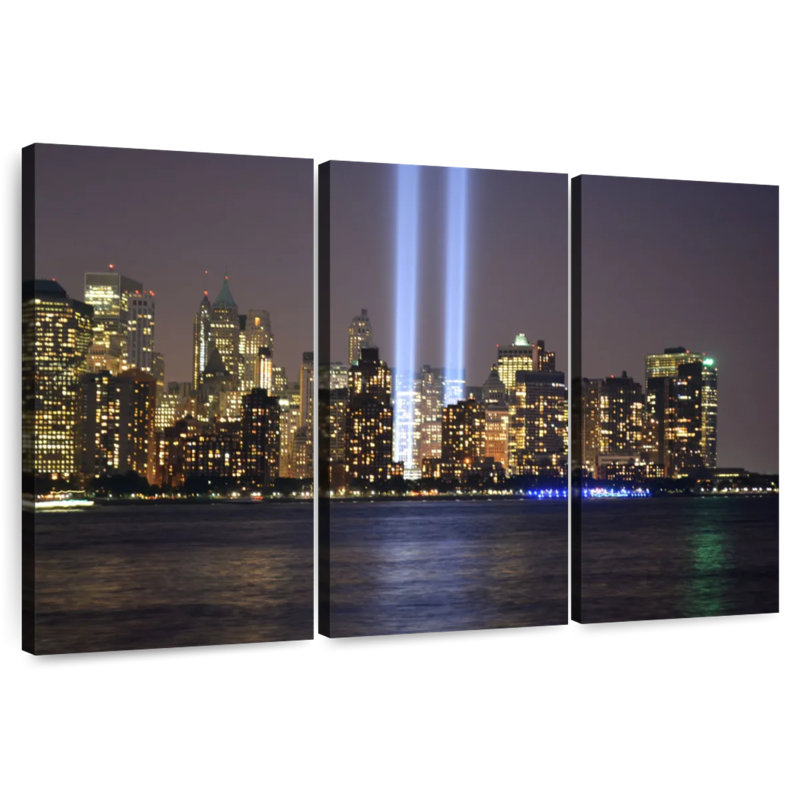 Sireci NYC Skyline Lights, 42" H x 65" W