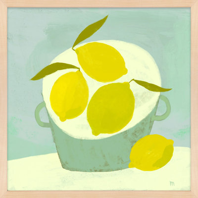 Panier d'été Julina - peinture sur papier