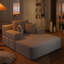 Méridienne avec 3 coussins, canapé-lit convertible avec poche de rangement-572582206