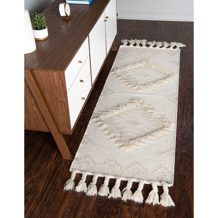 Shriver Performance Wool Geometric Indoor Rug