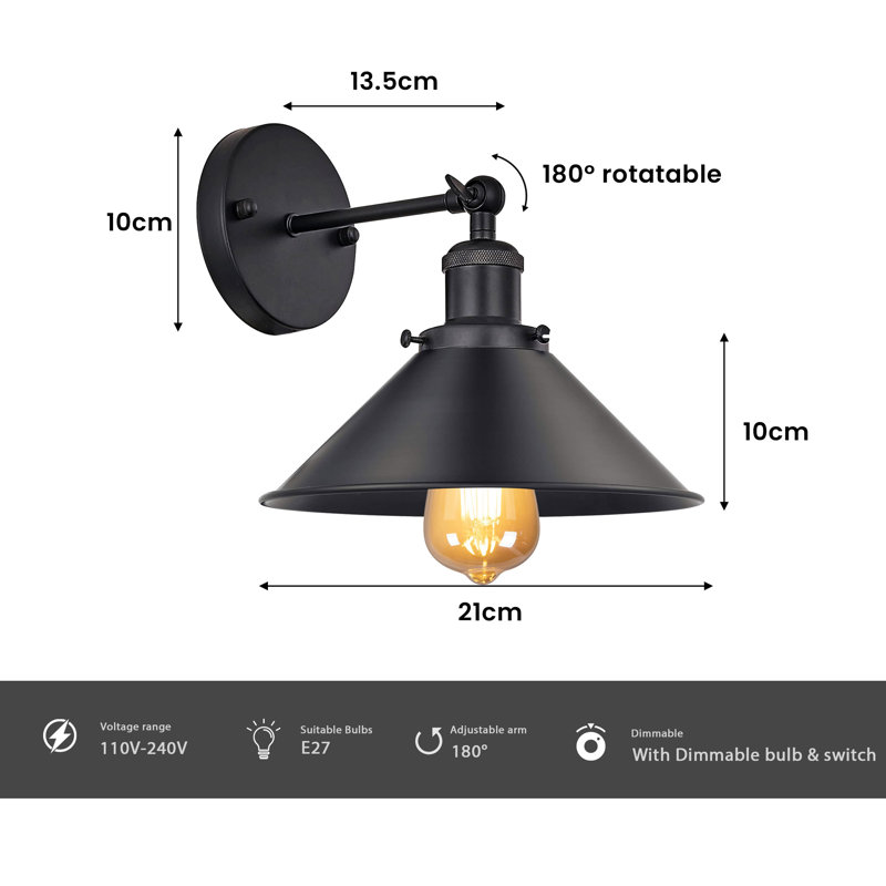 Kyson Armed Sconce, Yes