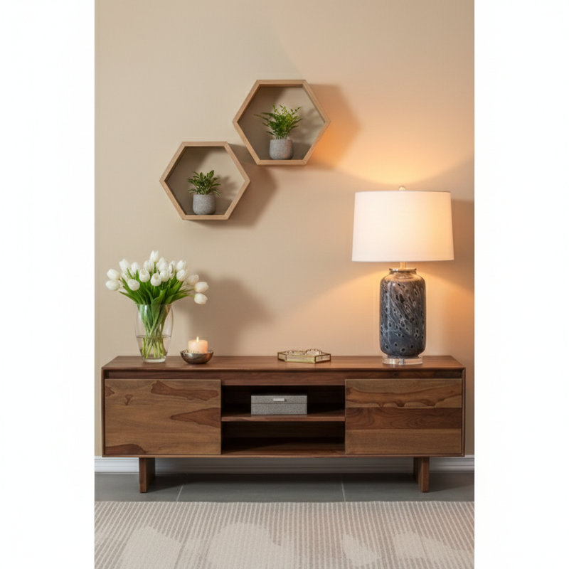 D16.9''Xh28'' Ellis Glass Table Lamp