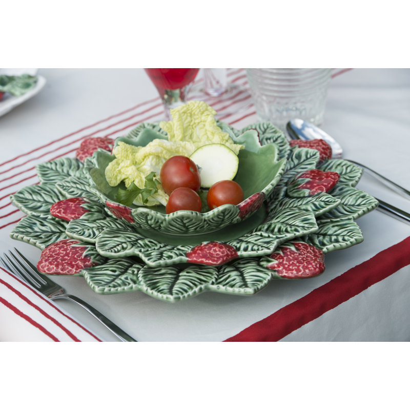 Strawberry Earthenware Dinner Plate