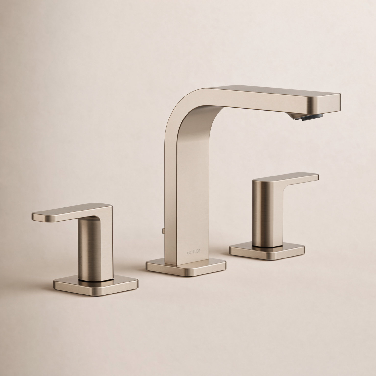 Parallel Widespread Bathroom Faucet, Vibrant Brushed Bronze, 1.2 GPM
