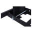 Support réglable pour cale de roue de moto en acier, capacité de 1800 lb, noir