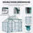 8X6FT-Green Double Door Polycarbonate Greenhouse-119140039-119140042