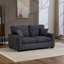 2 Seater Linen Blend Sofa Bed-1197170957