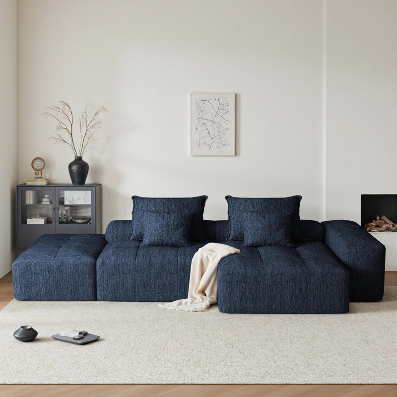 Canapé modulaire avec repose-pieds Boneless