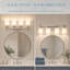 Éclairage pour salle de bain 4 lumières nickel brossé argenté-463825766