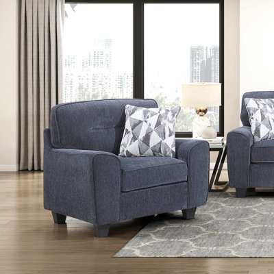 3Pc Set Sofa Loveseat Chair Durable Chenille Fabric