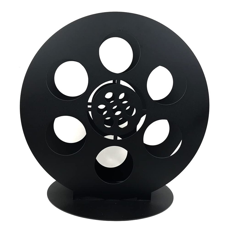 6 Bottle Tabletop Wine Bottle Rack Black