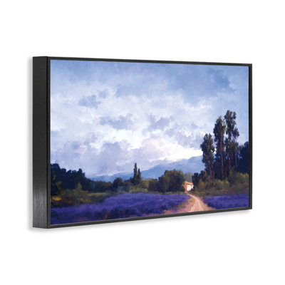 Giclée encadrée «Early Light over Countryside», conception par Brigitte Curt