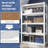 Makaylin Storage Shelves, 5-Tiers Adjustabel Garage Shelving Unit for Storage, Basement, Warehouse-1143509263-1194976700