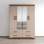 Armoire Miami 61,8 "avec tablettes réglables, tringle-1696433321
