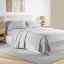 Lux brossé à double nettoyage 4 pièces Ensemble de draps-33801217-33801220