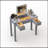 Elegant Vanity Table With LED Lights, Flip-Top Mirror And 2 Drawers, Jewelry Storage For Dressing-1380772221