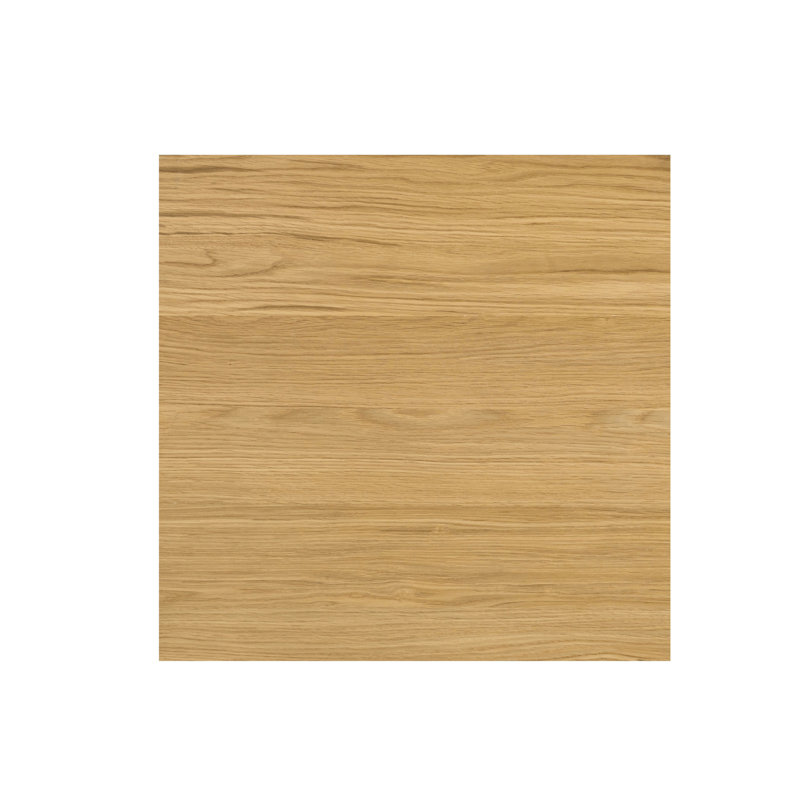 Table en chêne naturel - rehaussant la beauté de votre table d'appoint et de votre pièce fonctionnelle, le plateau de table épaissi s'adapte à divers intérieurs