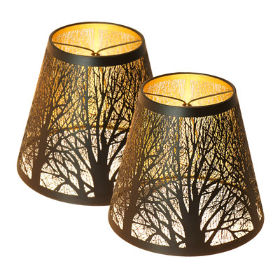 12.7cm H Metal Lamp Shade ( Clip On ) in Black
