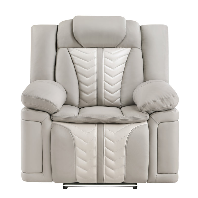 Fuhrman Chair In Black And Gray, Gray/Ice