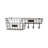 Syntra Black Metal Wall Hook & Shelf Organizer