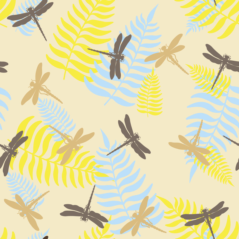 Ciccone Dragonfly by Alevanda - Wrapped Canvas Print, 30cm H x 30cm W 3.8cm D