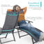 Chaise longue inclinable longue