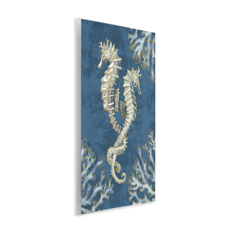 «Seahorse» par Paul Brent, H 19 po x l 13 po x P 0,5 po