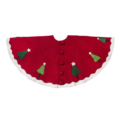 Multilayered Trees Tree Skirt