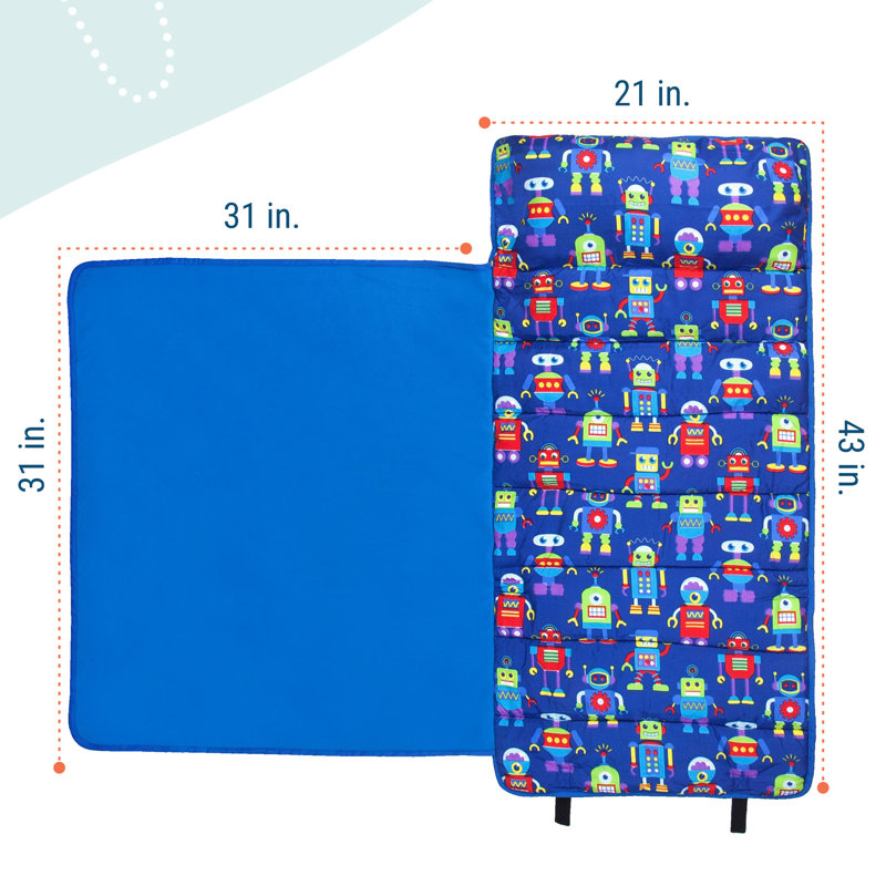 Tapis de sieste pour tout-petits Wildkin, Robots