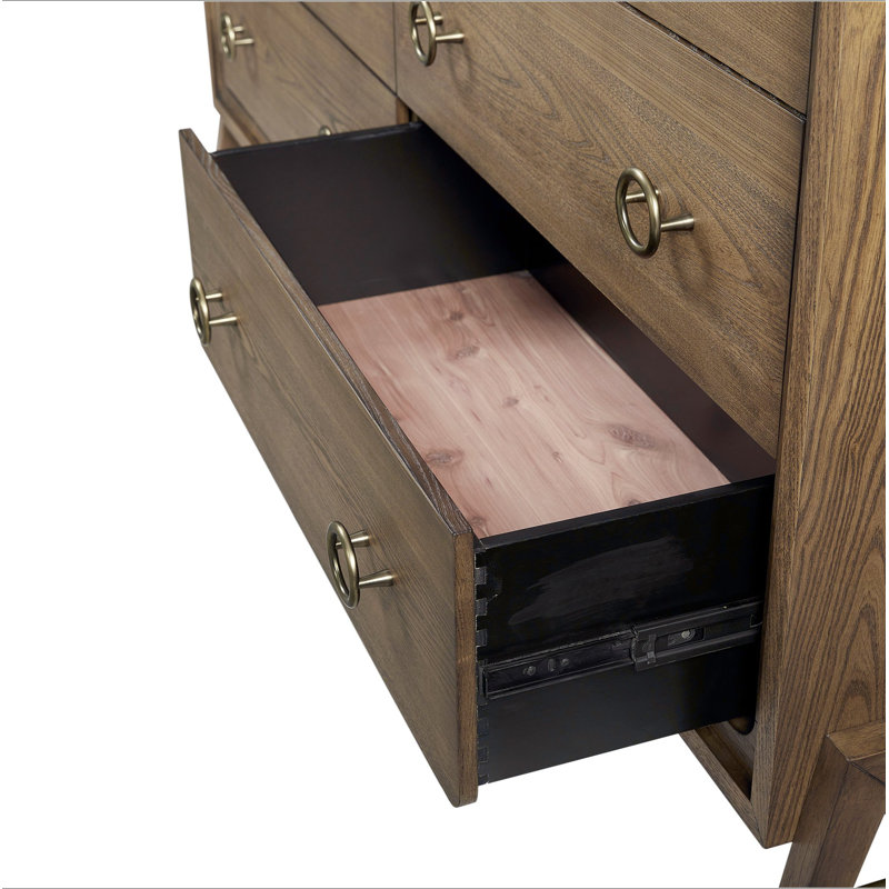 Commode 6 tiroirs au fini latté