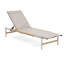 Chaise longue d'extérieur Hargrove Aluminun avec chaise longue seulement