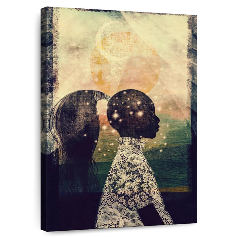 Leisha The Sun Stars And Moon, 30" H x 20" W
