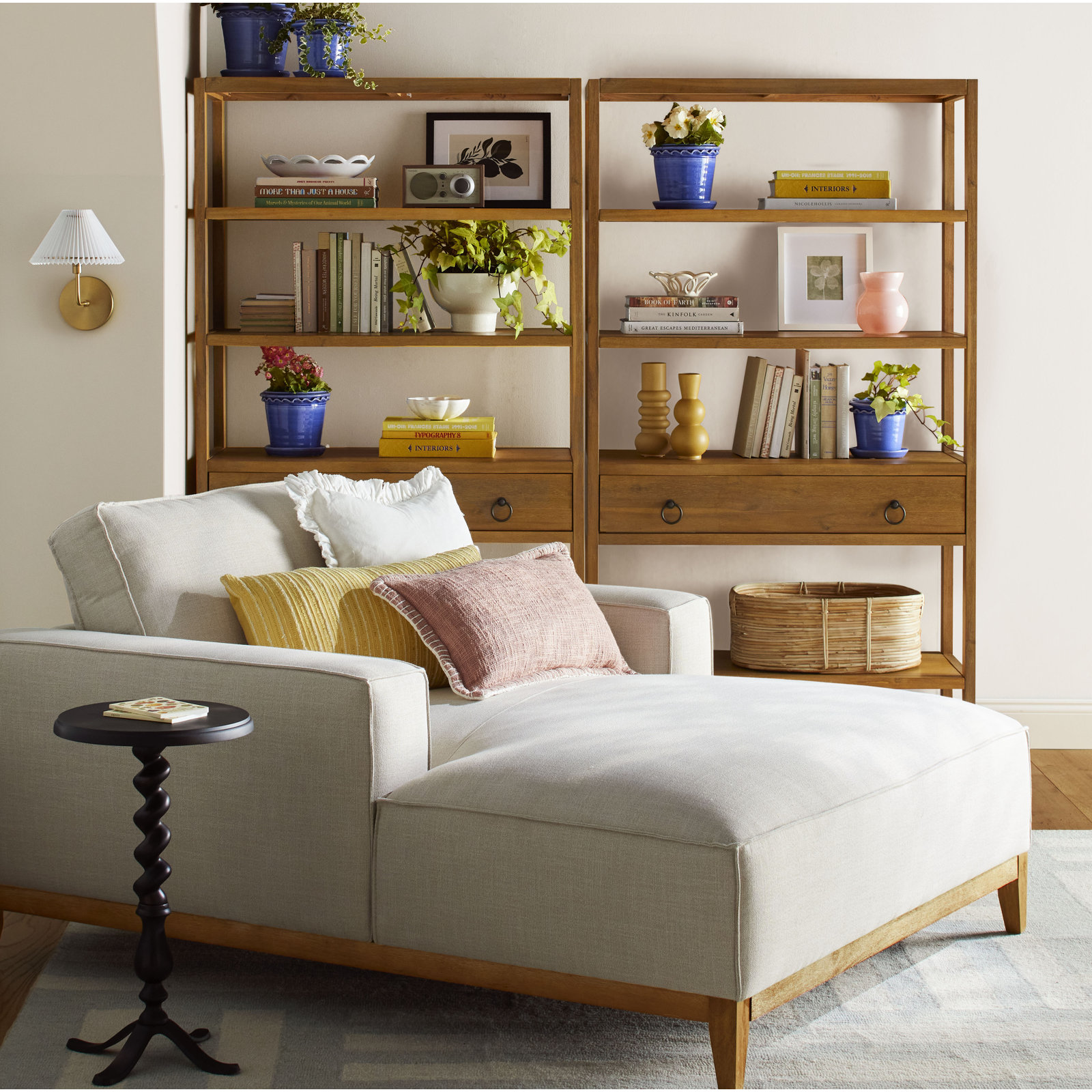 Elin 39" Bookcase, Natural