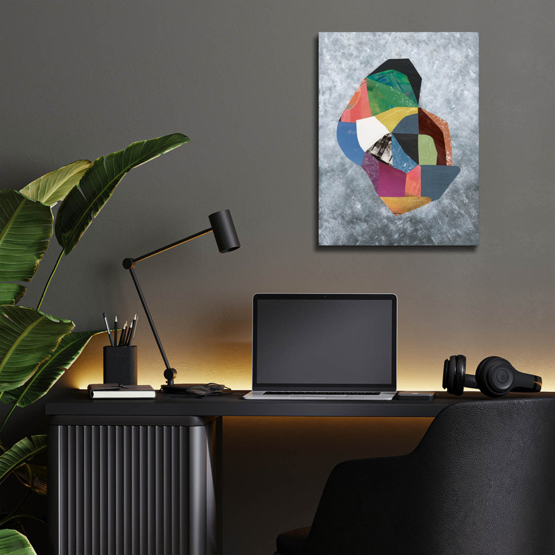  «Beyond The Mirage 1» par Coco Good, art mural en verre acrylique, 12 po x 16 po
