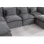 Canapé modulaire surdimensionné de 129,8 po de large avec canapé modulaire True Relax Comfy et sièges larges et profonds-1923140924