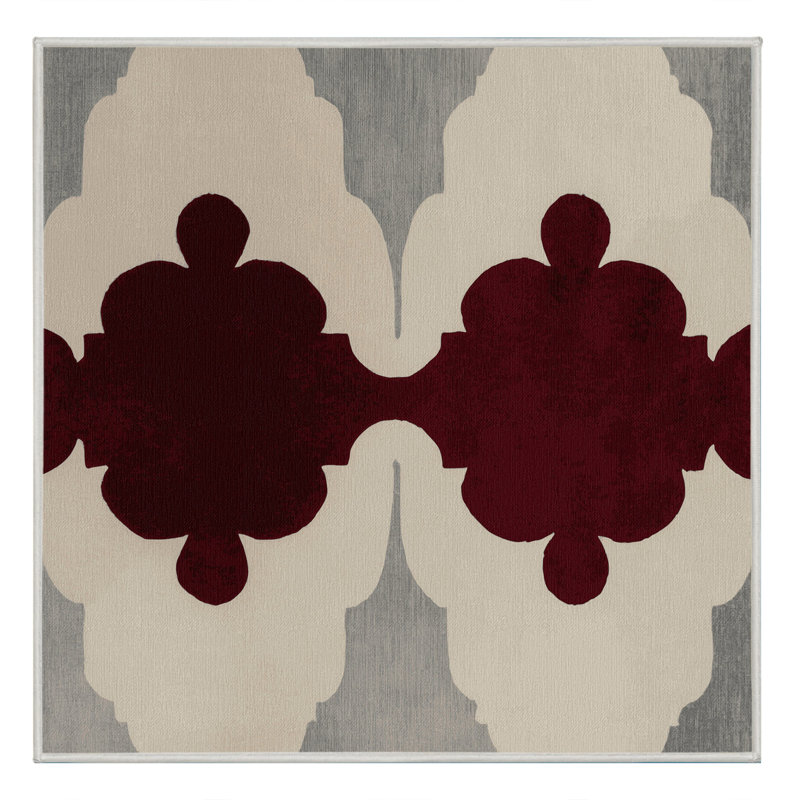 Fractal Focus Rug, Square 4'