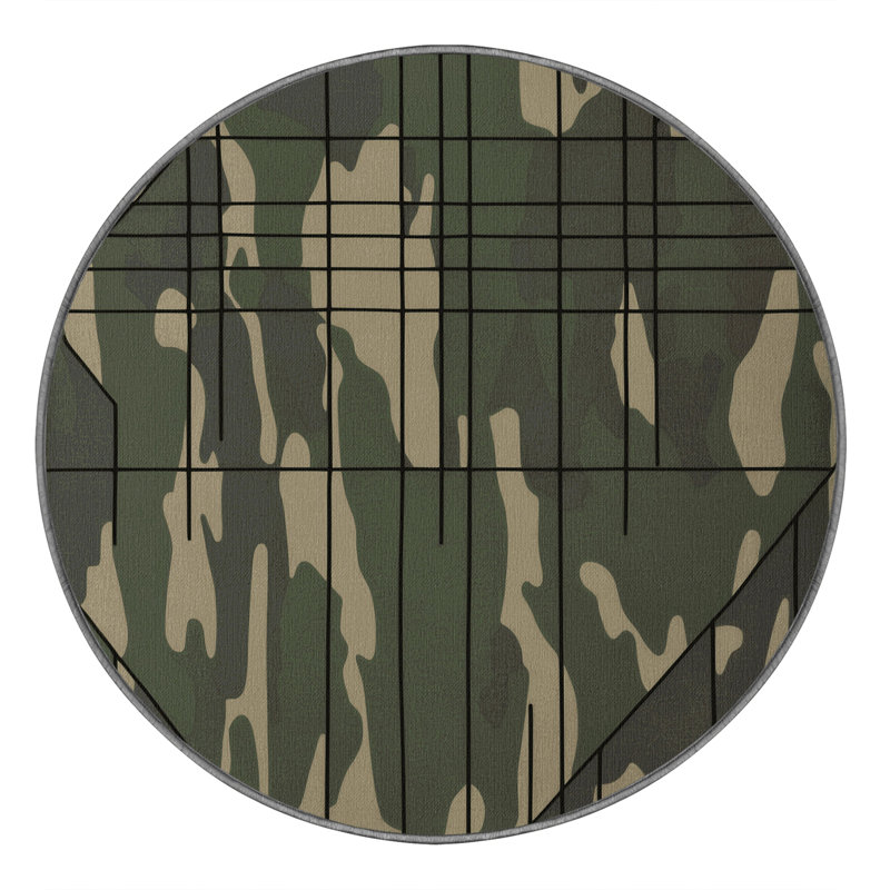 Tactical Stitch Rug, Round 5'